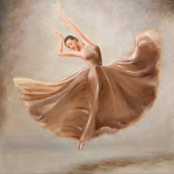 Ballerina Art Paintings Set x3 Art Prints 11x17 - Picture 2 of 4